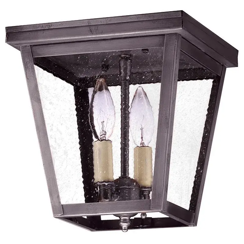 Two Light Flush Mount 60.00W/B/Candelabra - Image 12