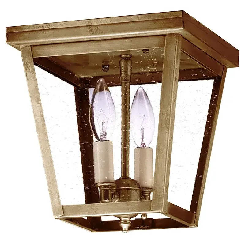 Two Light Flush Mount 60.00W/B/Candelabra - Image 3