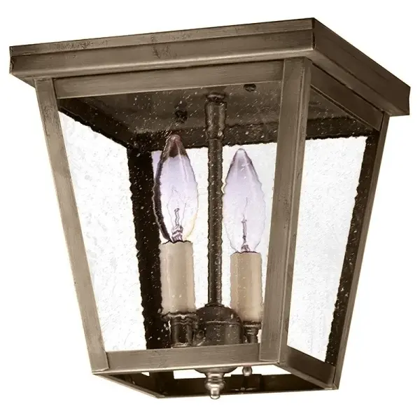 Two Light Flush Mount 60.00W/B/Candelabra - Image 8