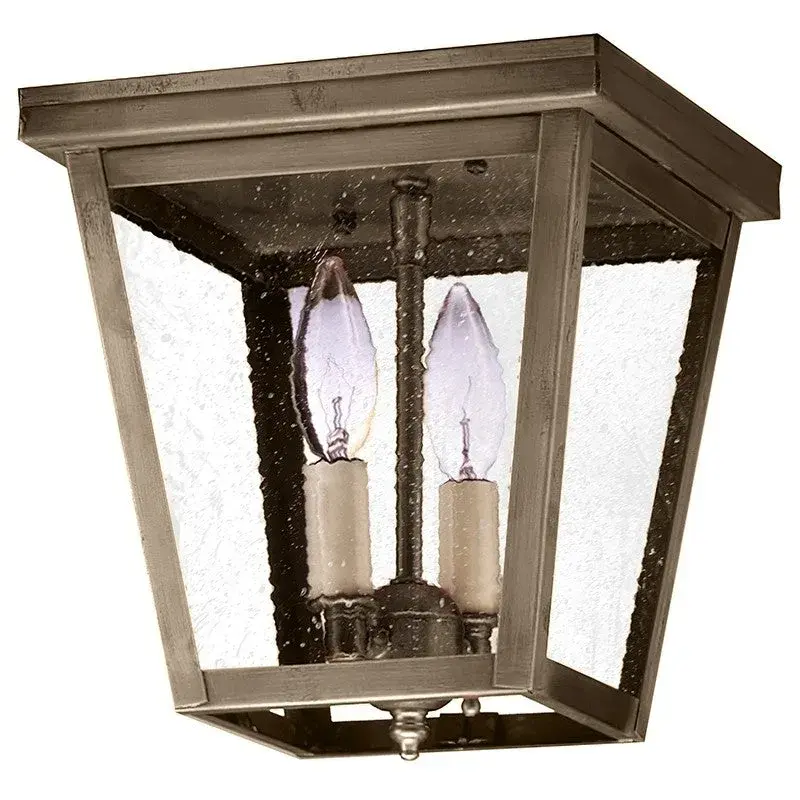 Two Light Flush Mount 60.00W/B/Candelabra - Image 8
