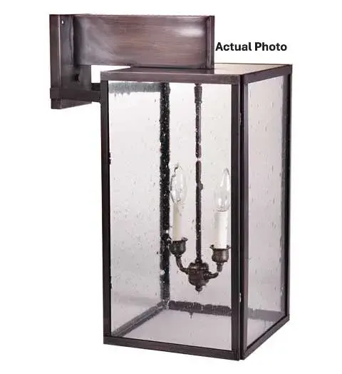 Two Light Wall Mount 60.00W/B/Candelabra - Image 2