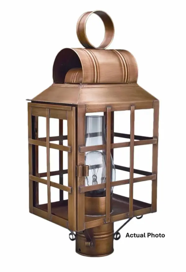 The Lynn collection incorporates many elements of early American coppersmiths to produce an attractive fixture for homes, offices or restaurants looking to capture a colonial feel.