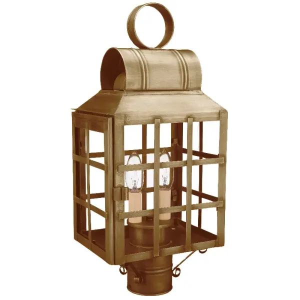 The Lynn collection incorporates many elements of early American coppersmiths to produce an attractive fixture for homes, offices or restaurants looking to capture a colonial feel. - alternate view