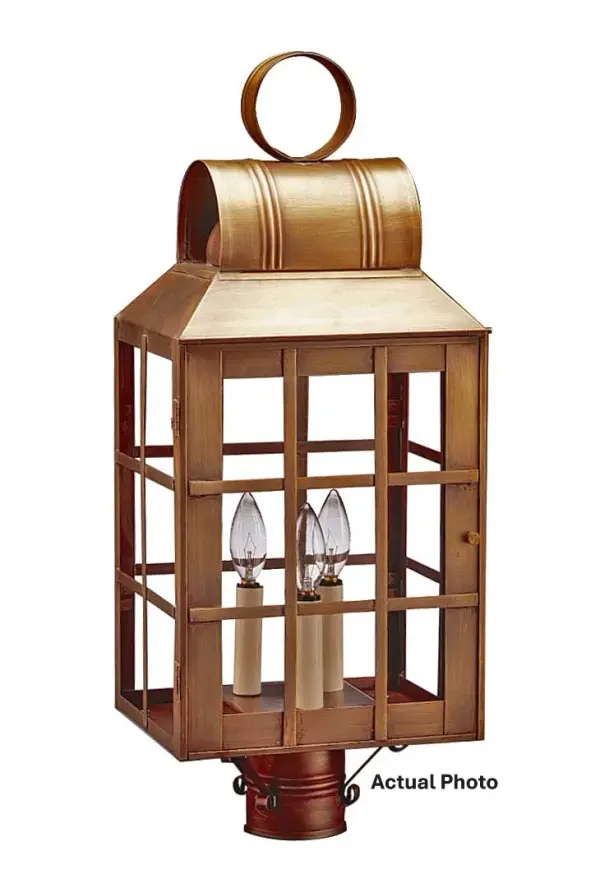 The Lynn collection incorporates many elements of early American coppersmiths to produce an attractive fixture for homes, offices or restaurants looking to capture a colonial feel.