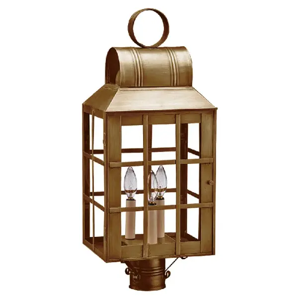 The Lynn collection incorporates many elements of early American coppersmiths to produce an attractive fixture for homes, offices or restaurants looking to capture a colonial feel. - alternate view