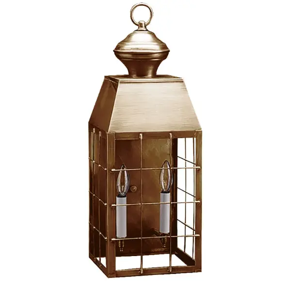 Inspired by classic colonial fixtures the Woodcliffe collection shows its craftsmanship with a windowpane design and a beautiful top finial this fixture adds charm to the period inspired collection. - alternate view