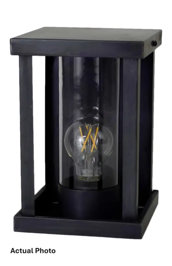 The Austin collection has a clean new transitional design made to enhance any space while adding a modern twist to it. The smooth open frame is complemented by a cylinder of seedy clear glass. Brings a timeless design with a modern edge to any space.