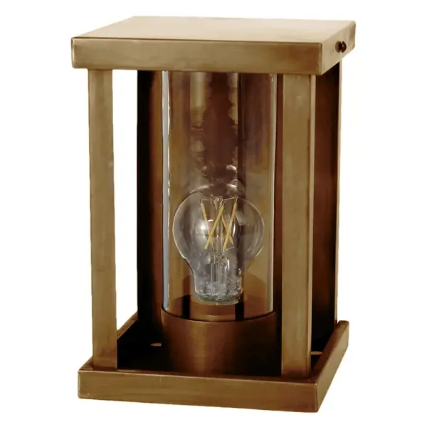 The Austin collection has a clean new transitional design made to enhance any space while adding a modern twist to it. The smooth open frame is complemented by a cylinder of seedy clear glass. Brings a timeless design with a modern edge to any space. - alternate view