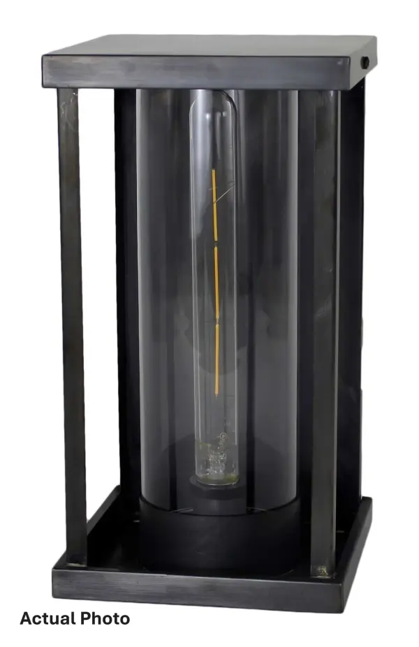 The Austin collection has a clean new transitional design made to enhance any space while adding a modern twist to it. The smooth open frame is complemented by a cylinder of seedy clear glass. Brings a timeless design with a modern edge to any space.