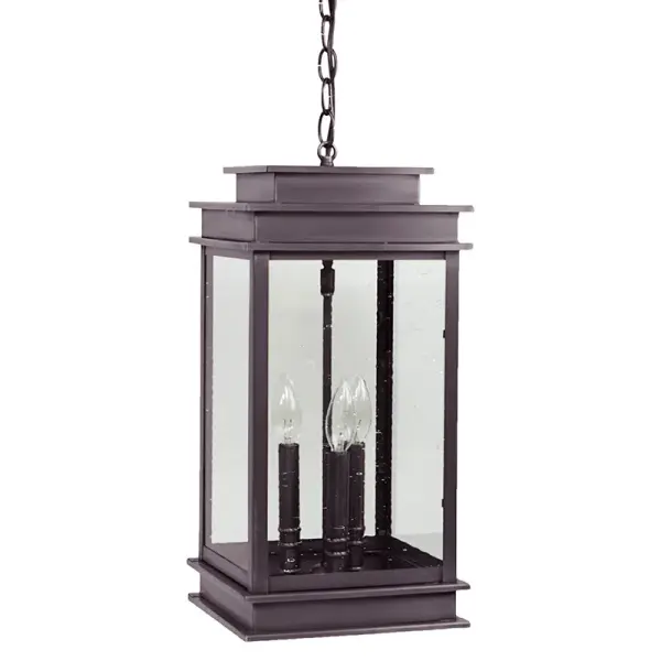 Three Light Hanging Lantern 60.00W/B/Candelabra - Image 12