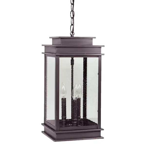 Three Light Hanging Lantern 60.00W/B/Candelabra - Image 13