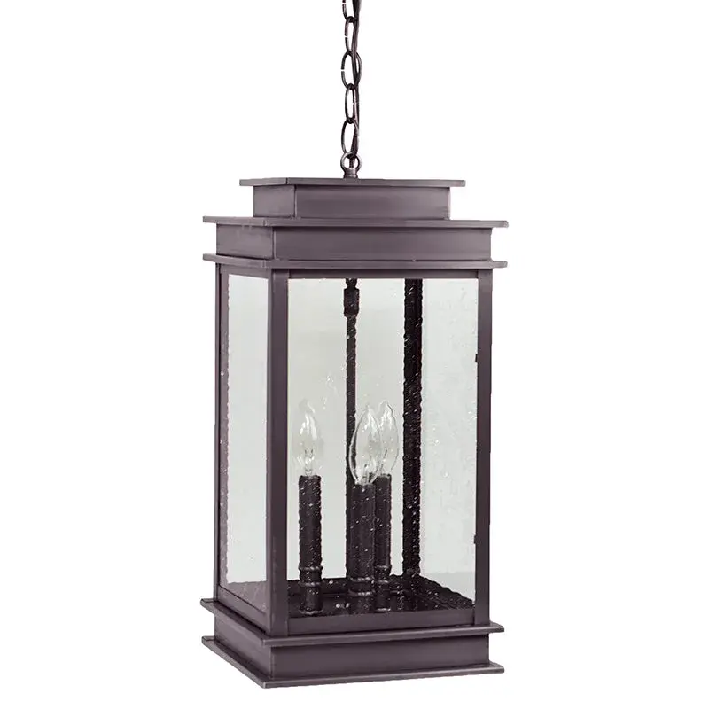 Three Light Hanging Lantern 60.00W/B/Candelabra - Image 13