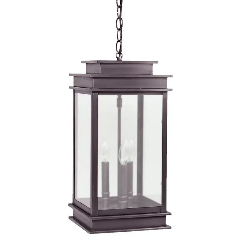 Three Light Hanging Lantern 60.00W/B/Candelabra - Image 14