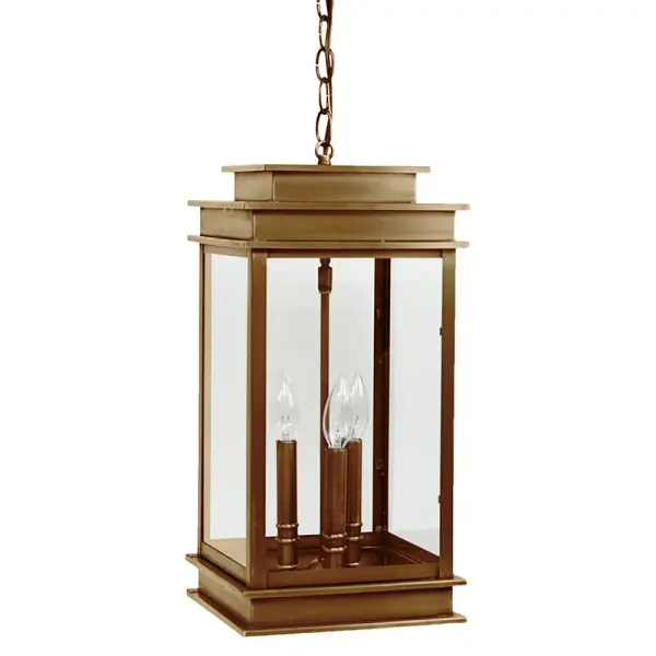 Three Light Hanging Lantern 60.00W/B/Candelabra - Image 3