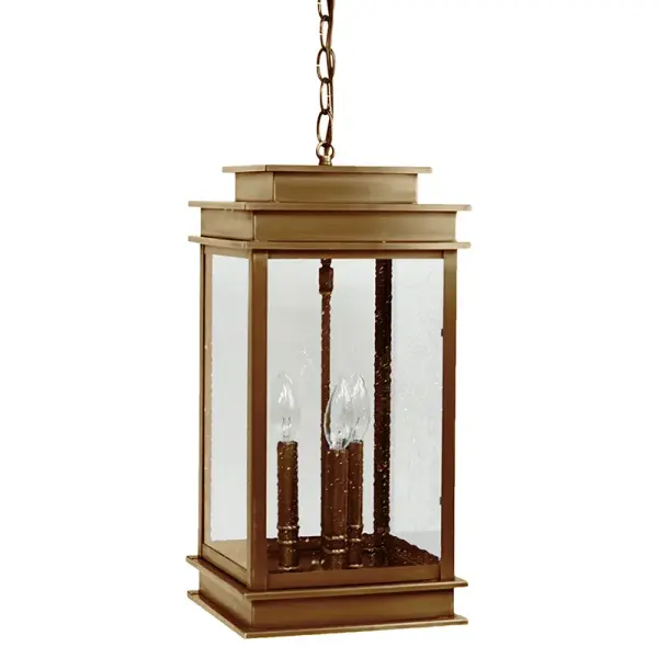 Three Light Hanging Lantern 60.00W/B/Candelabra - Image 5