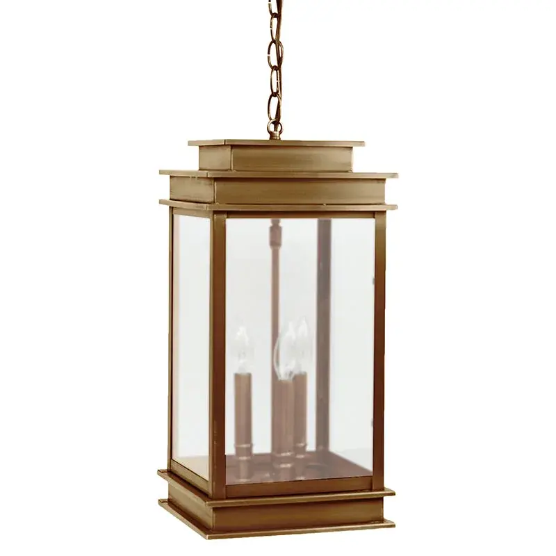 Three Light Hanging Lantern 60.00W/B/Candelabra - Image 6