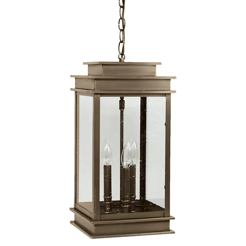 Three Light Hanging Lantern 60.00W/B/Candelabra - Image 8