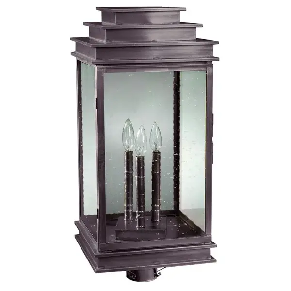 Three Light Post Mount 60.00W/B/Candelabra - Image 11