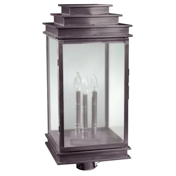 Three Light Post Mount 60.00W/B/Candelabra - Image 13