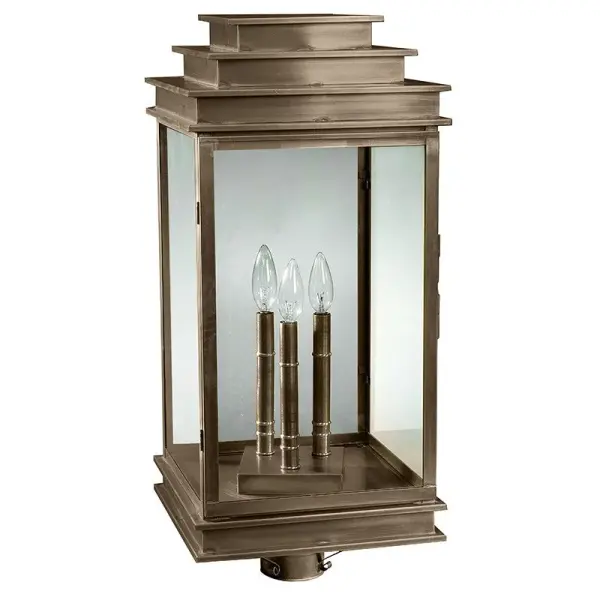 Three Light Post Mount 60.00W/B/Candelabra - Image 6