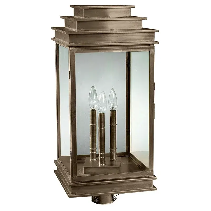 Three Light Post Mount 60.00W/B/Candelabra - Image 6