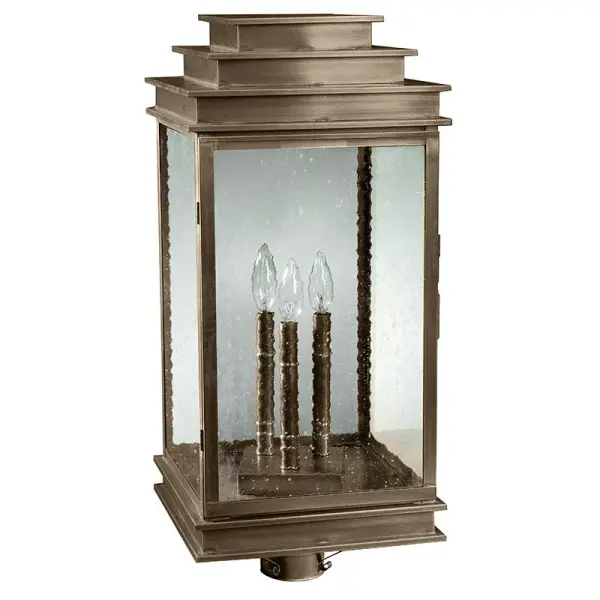 Three Light Post Mount 60.00W/B/Candelabra - Image 8