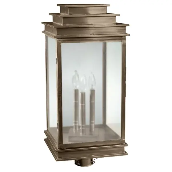 Three Light Post Mount 60.00W/B/Candelabra - Image 9