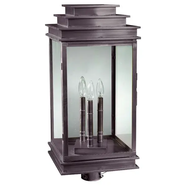 Three Light Post Mount 60.00W/B/Candelabra - Image 10