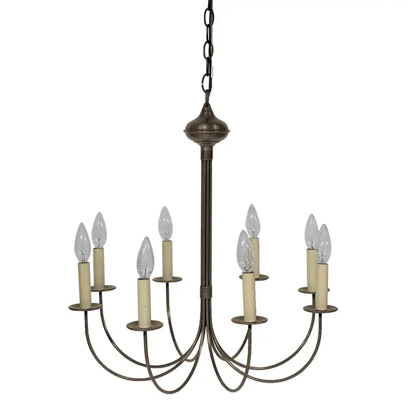 Eight Light Chandelier 60.00W/B/Candelabra - Image 3