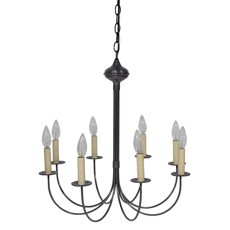 Eight Light Chandelier 60.00W/B/Candelabra - Image 4