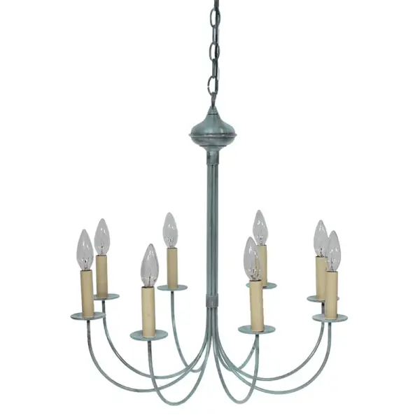 Eight Light Chandelier 60.00W/B/Candelabra - Image 5
