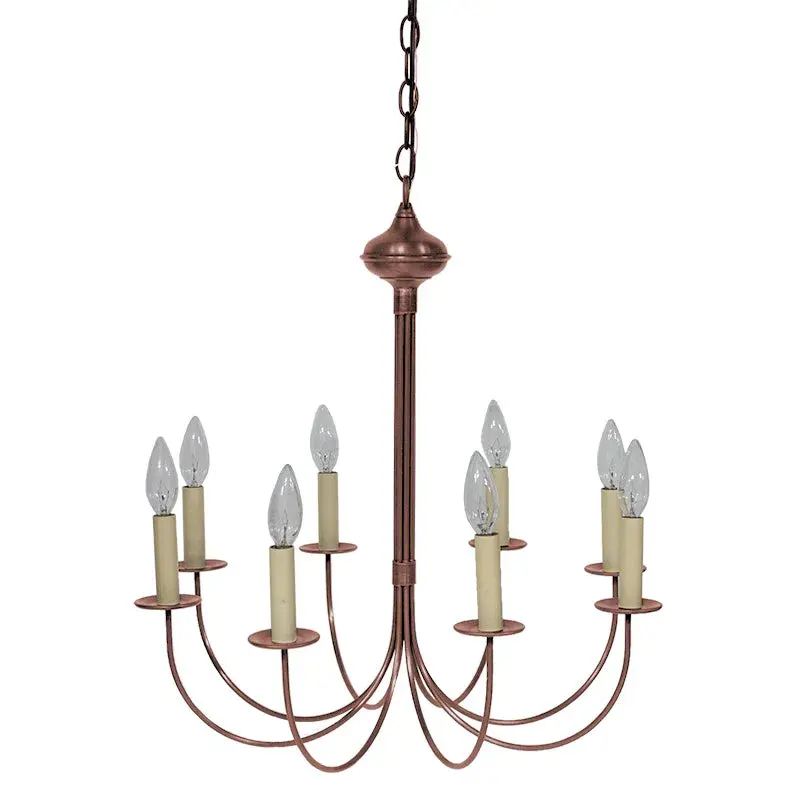 Eight Light Chandelier 60.00W/B/Candelabra - Image 6