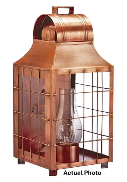 Rustic yet refined describes the Livery collection. Taking design elements from lanterns of times past, we incorporate a decorative handle or loop, feet, and optional reflectors to enhance the warm glow of your home. This collection is ideal for those lo