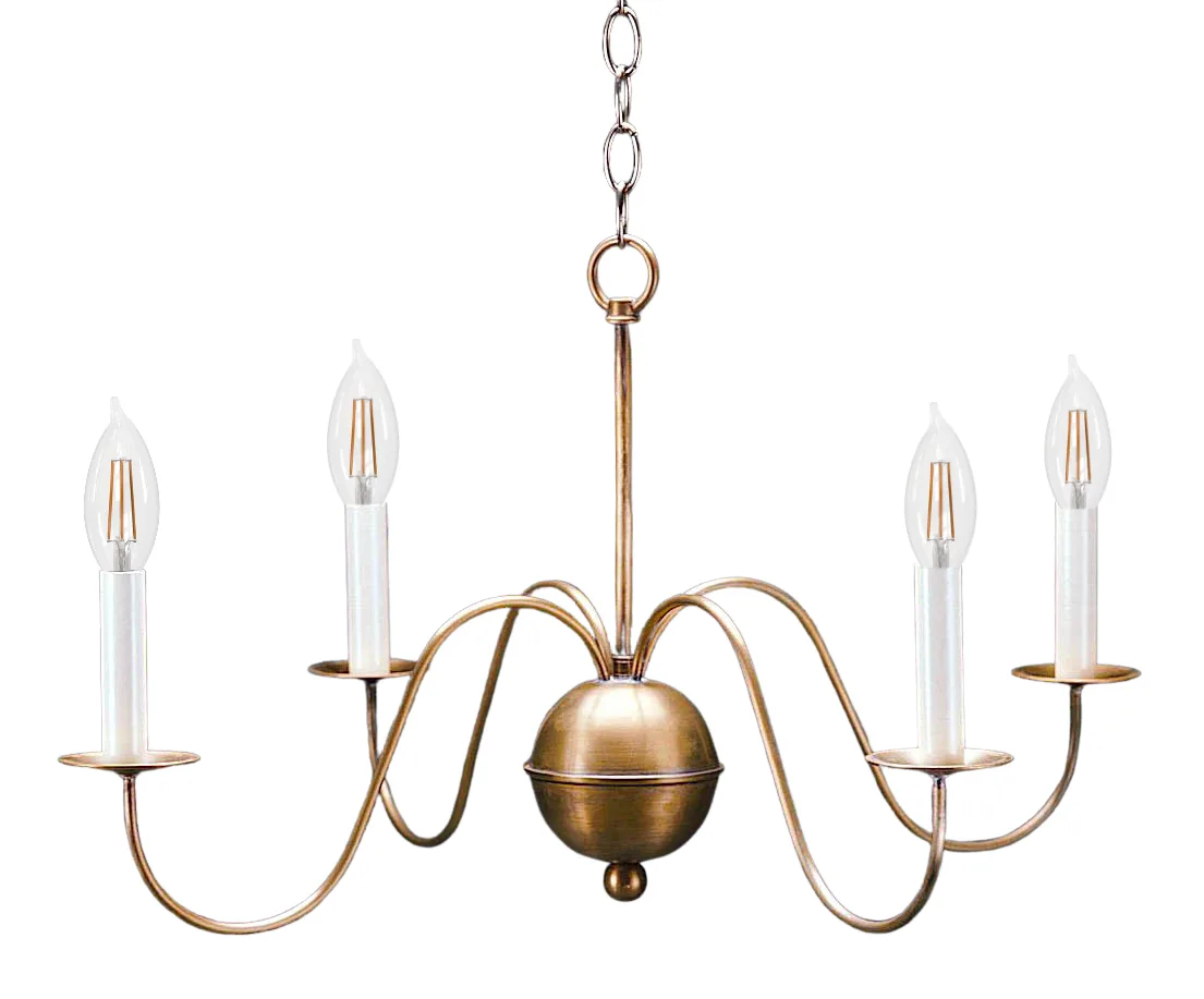 Four Light Hanging Lantern 60.00W/Candelabra