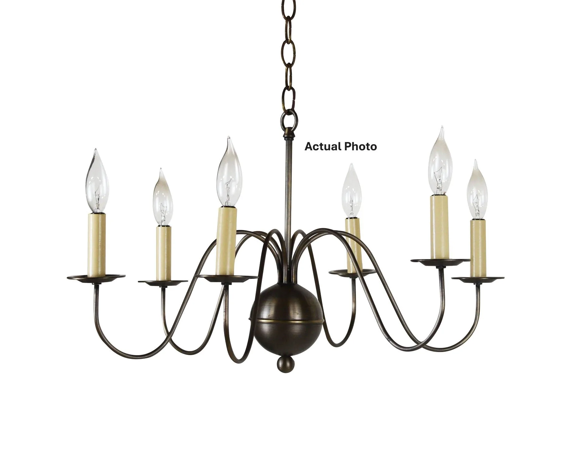Six Light Hanging Lantern 60.00W/Candelabra