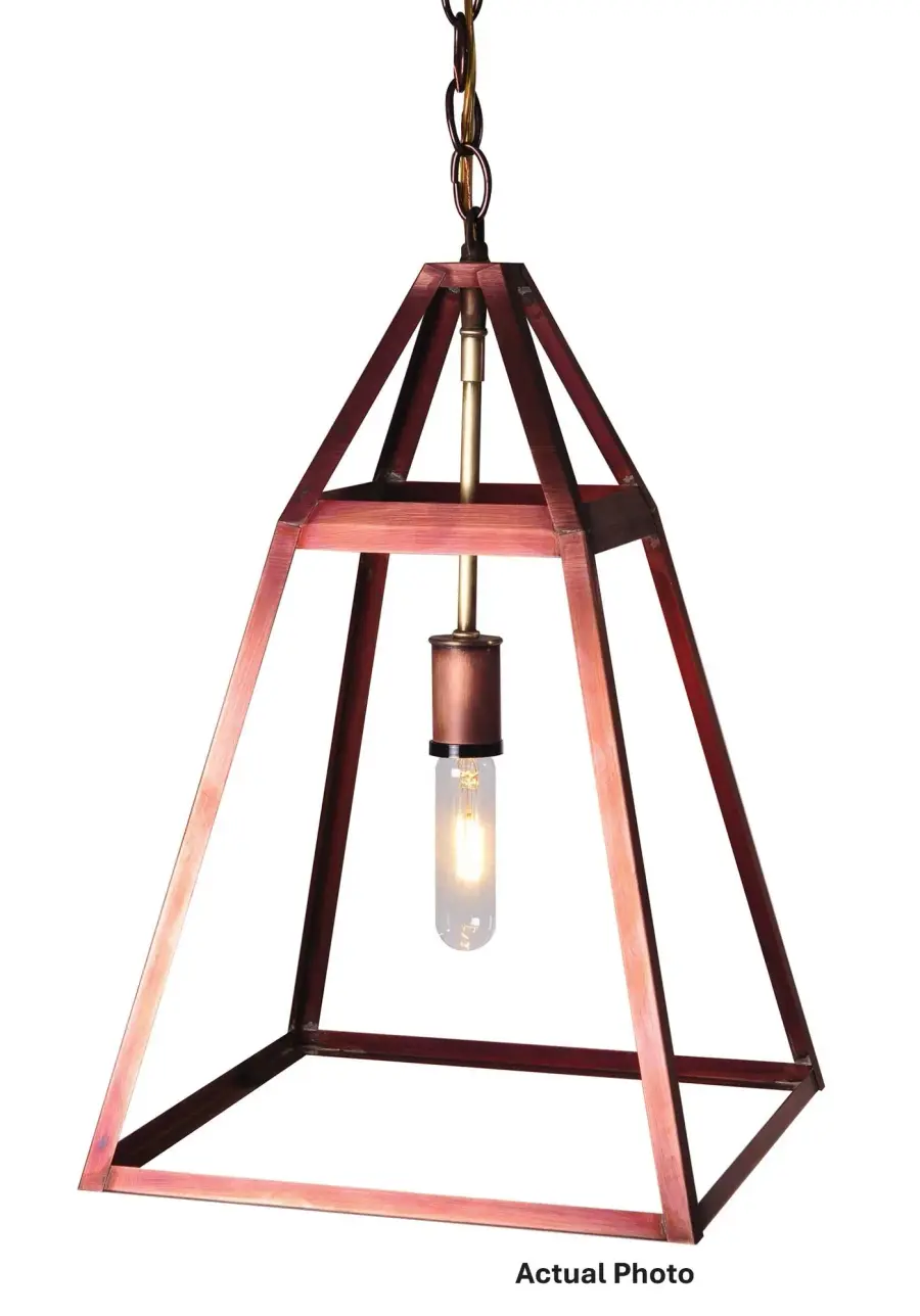 Two Light Hanging Lantern 60.00W/Candelabra - Image 1