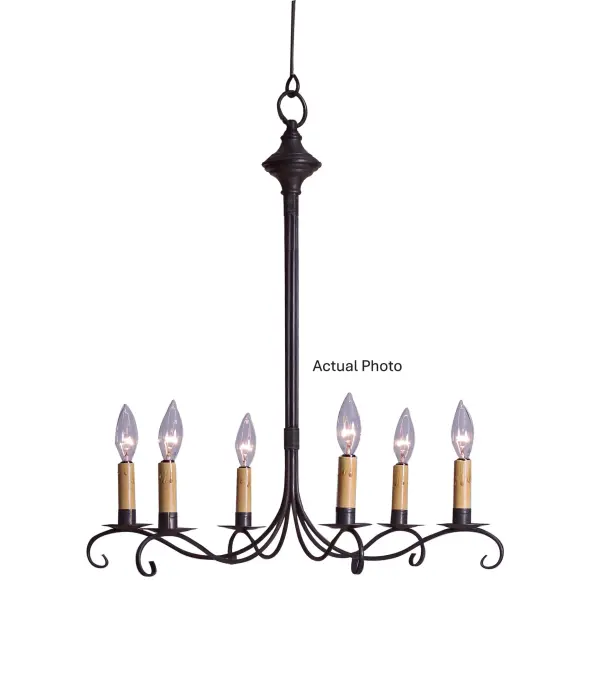 Our collection of colonial style chandeliers will stand out as the centerpiece of any room or foyer. A multitude of styles and sizes are available sure to fit any area of your home from dining room to foyer.