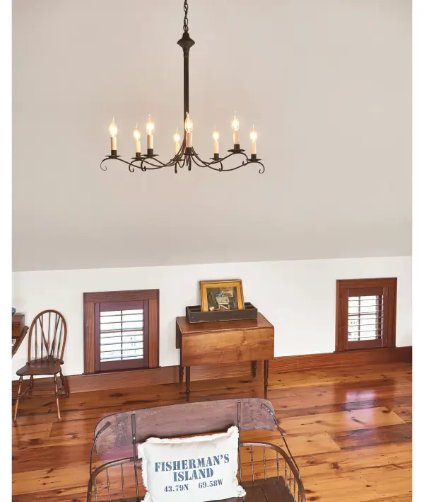 Six Light Hanging Lantern 60.00W/B/Candelabra - Image 3