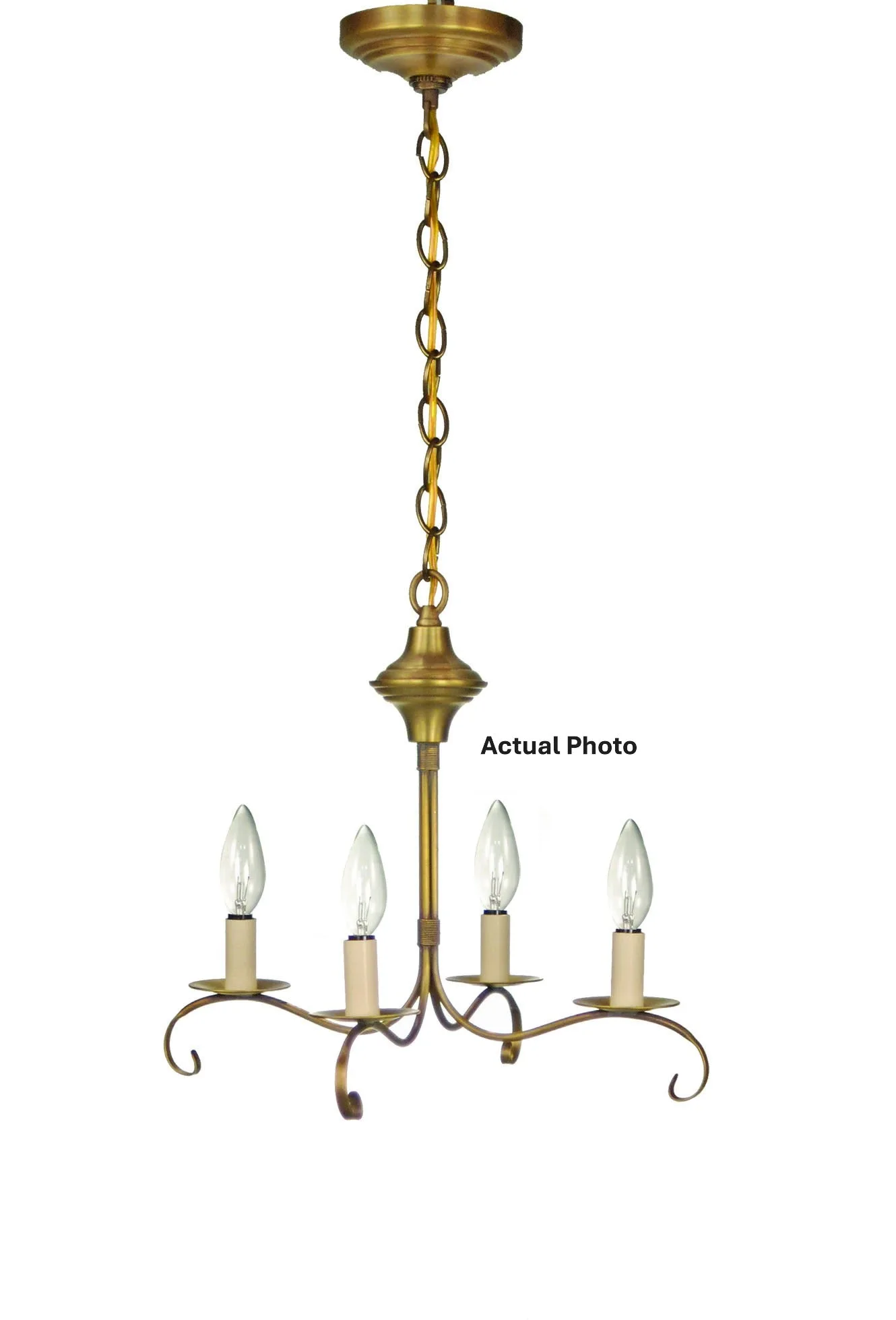 Four Light Hanging Lantern 60.00W/Candelabra/Candelabra