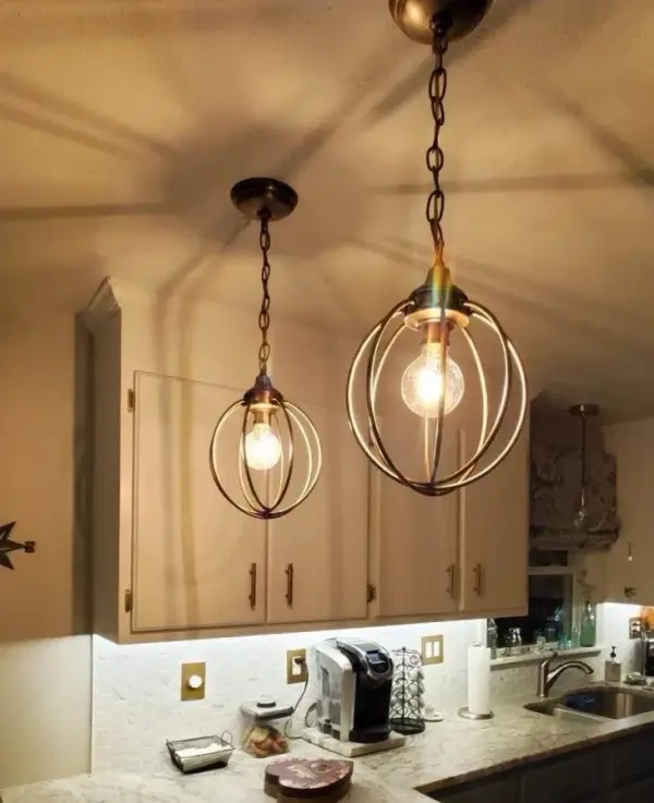 One Light Hanging Lantern 75.00W/A/Medium - Image 2