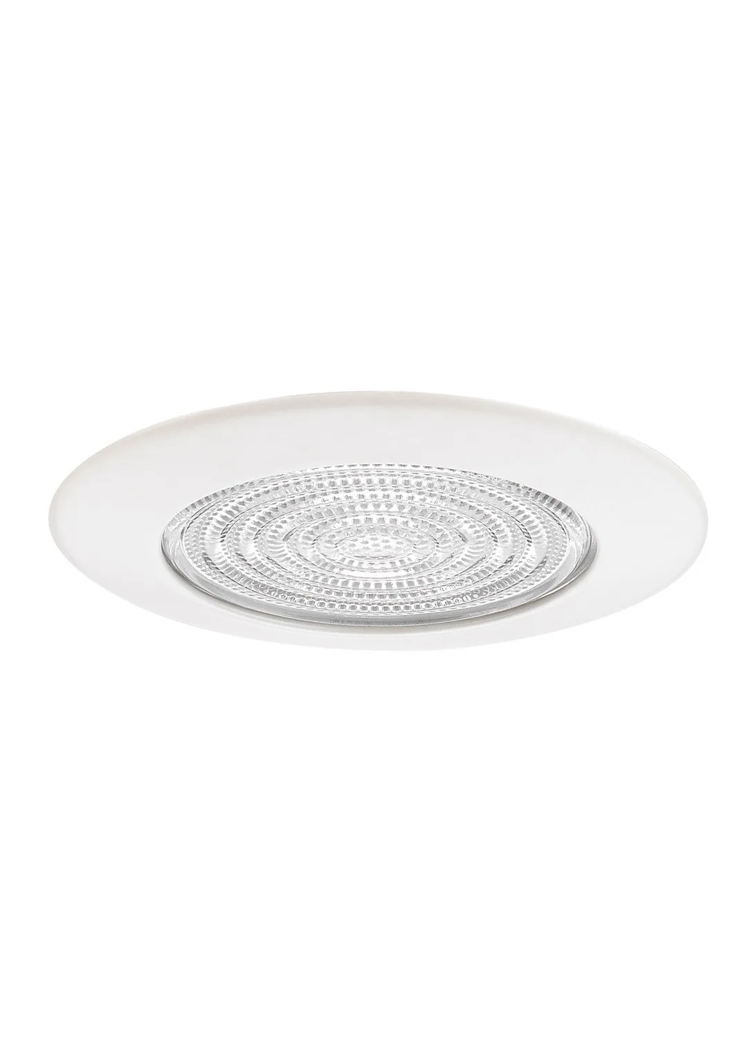 6" Recessed Shower Trim in White