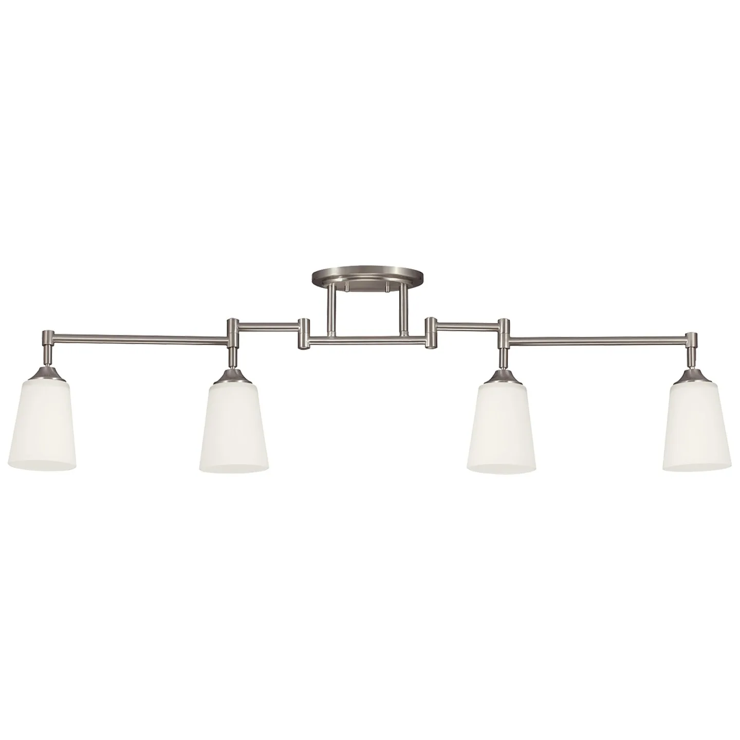 Four Light Track Lighting Kit in Brushed Nickel
