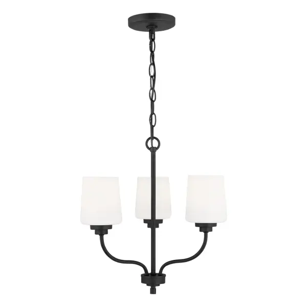 Three Light Chandelier 9.00W/A19/Medium/800.00lm/3000K/90CRI
