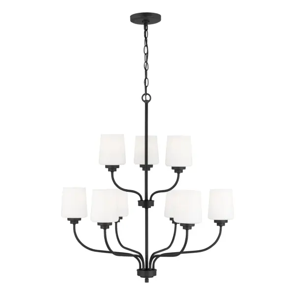 Nine Light Chandelier 75.00W/A19/Medium