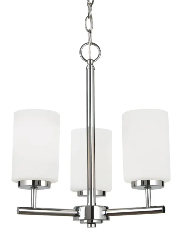 Three Light Chandelier 100.00W/A19/Medium