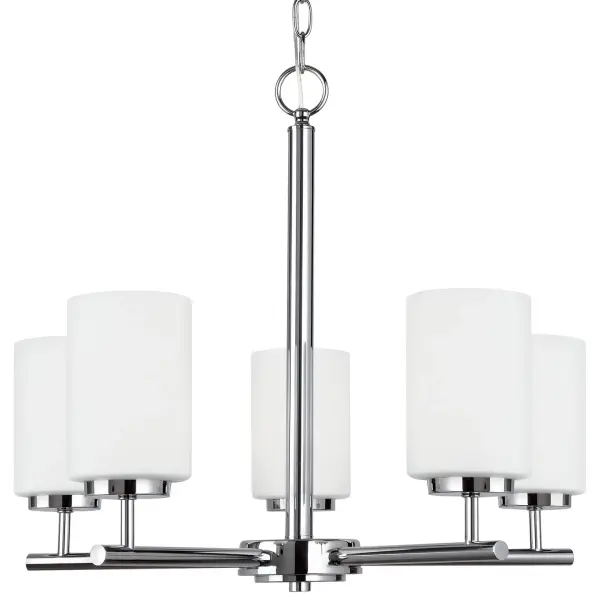 Five Light Chandelier 100.00W/A19/Medium
