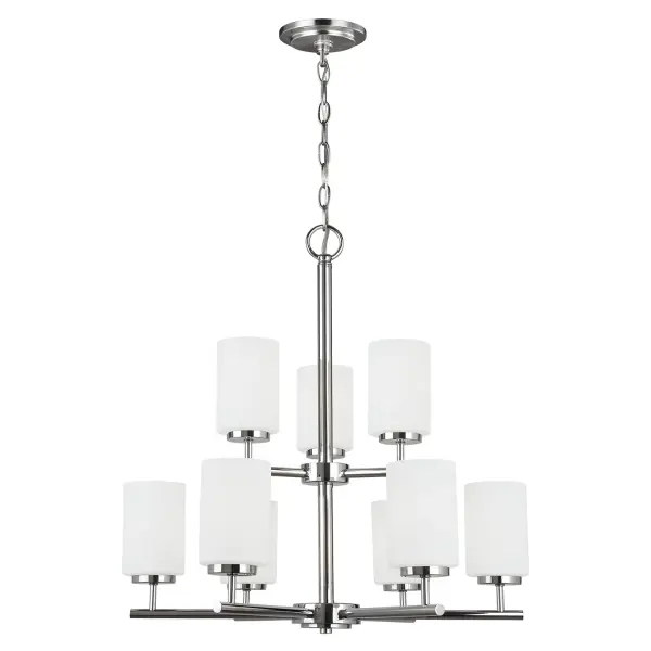 Nine Light Chandelier 9.00W/A19/Medium/LED/800.00lm/3000K/90CRI