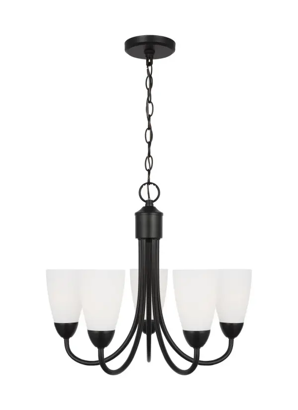 Five Light Chandelier 9.00W/A19/E26 Medium/800.00lm/3000K/90CRI