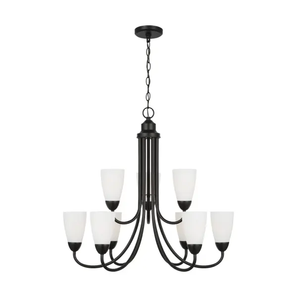 Nine Light Chandelier 75.00W/A19/E26 Medium