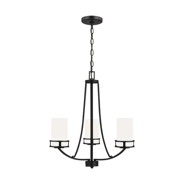 Three Light Chandelier 75.00W/A19/Medium